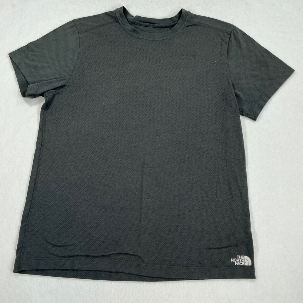 The‎ North Face Mens FlashDry Gray Performance T-Shirt Training Hiking Top L